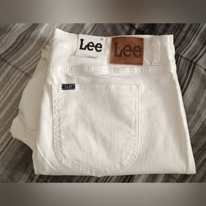 Lee Women’s White High Rise Skinny Jeans NWOT 35